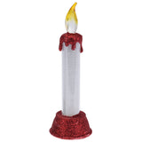 Led Candle mit Weihnachtslitter, 15 cm.