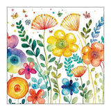 Ambiente Serviette 25 leuchtendes Frühlingsweiß