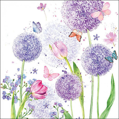 Ambiente servetten flower beauty 33cm fsc mix