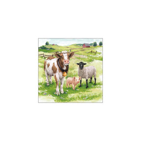 Ambiente servetten 33cm boerderijdieren fsc mix