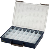 Raaco Aufbewahrungsbox, 32 separate Fächer, H: 5,7 cm, Maße 33,8x26,1 cm, 1 Stück