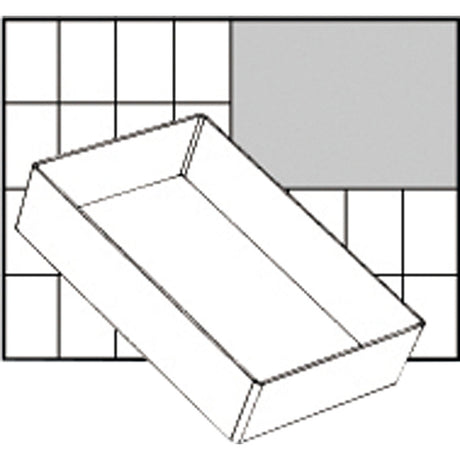 Raaco Insetbox, Größe A6-1, H: 47 mm, Größe 157x109 mm, 1 Stück