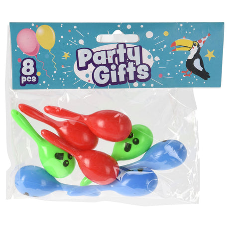 Handout-Geschenke Maracas, 8 Stück.