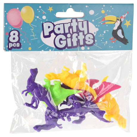Streugeschenke bunter Dino, 8-tlg.