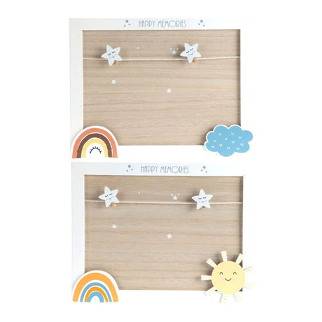 Memoboard MDF Regenbogen