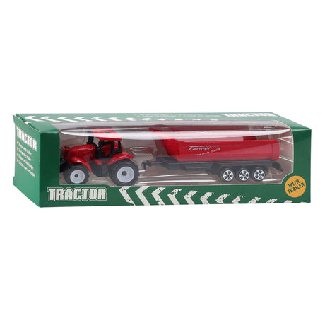 Traktor mit Anhänger, 20,5 cm