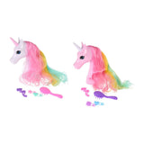Einhorn-Haubenkopf mit 4 Zubehörteilen