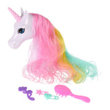 Einhorn-Haubenkopf mit 4 Zubehörteilen