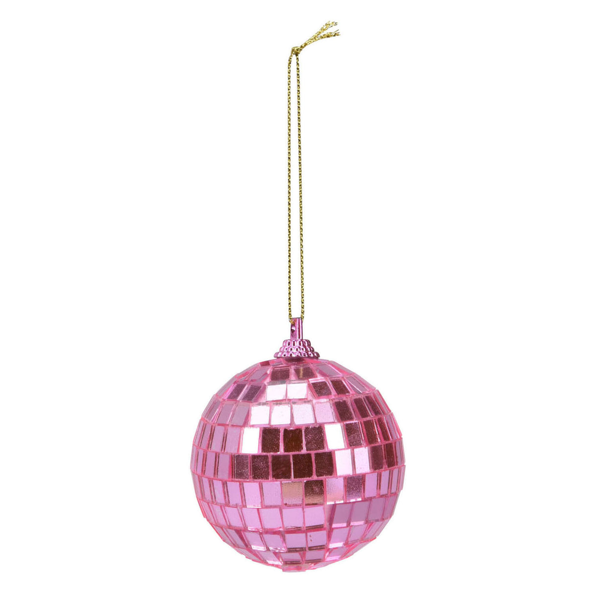 Spiegel-Discokugel rosa, 6cm