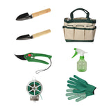 Gartenwerkzeug-Set im Beutel, 8-teilig.