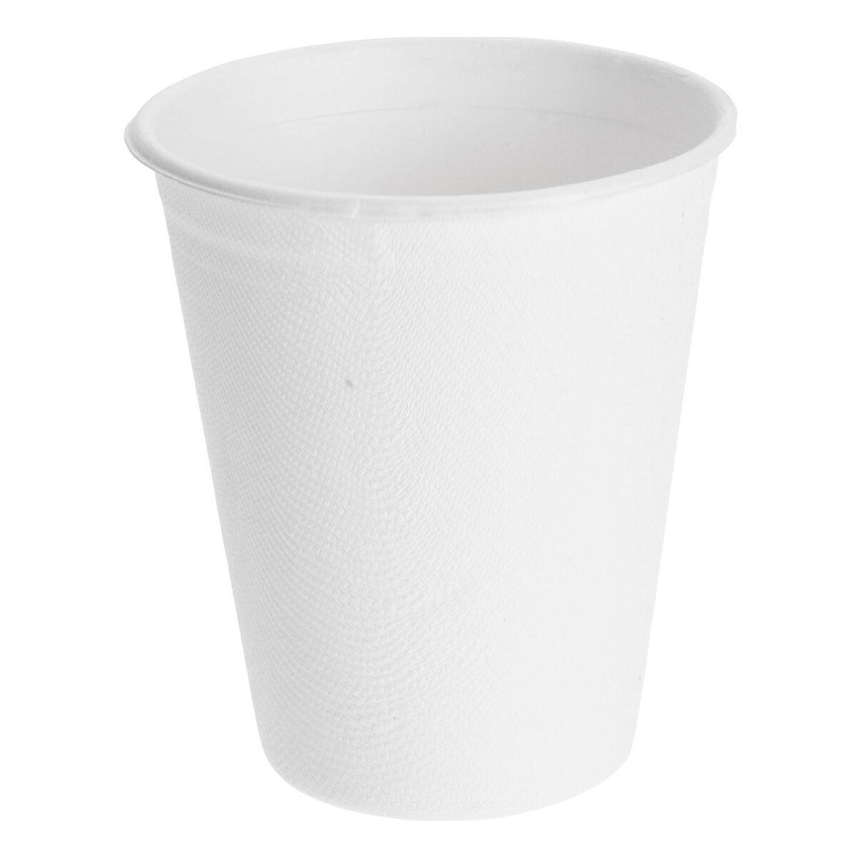 Einweg-Zuckerrohrbecher 275 ml, 8 Stück.