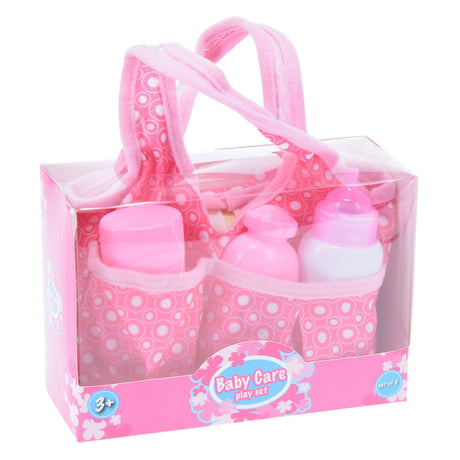 Koopman Babypflege-Spielset, Puppenzubehör, Kunststoff, mehrfarbig.