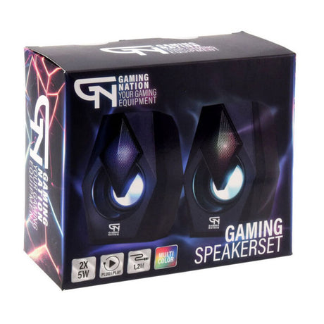 Farbwechselndes Gaming-Lautsprecherset, 2-tlg.