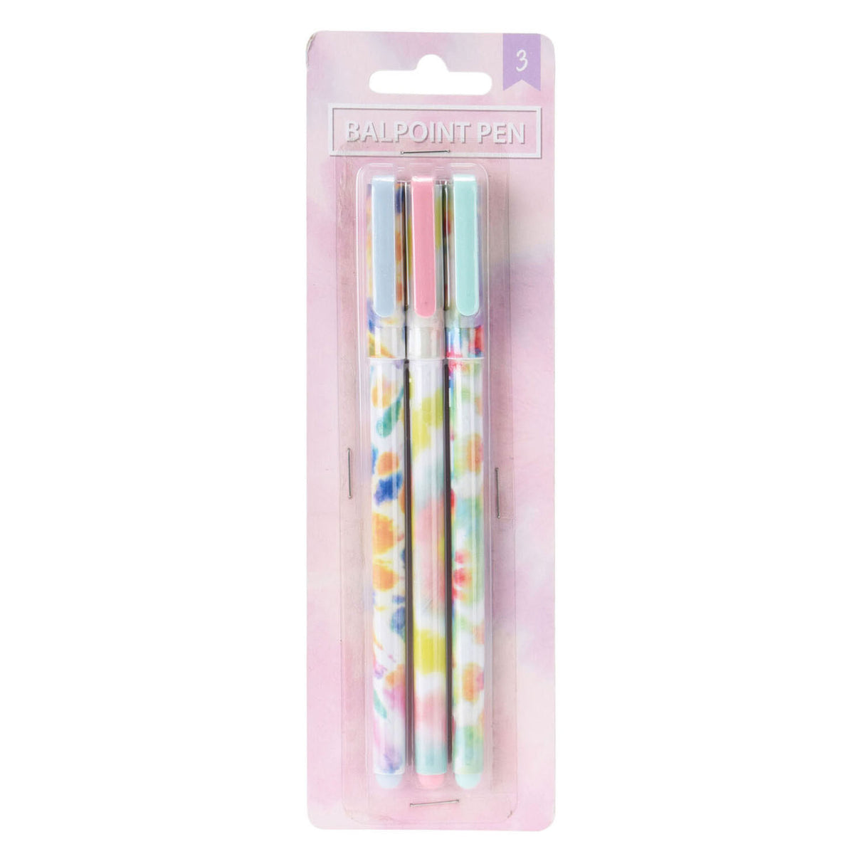 Kugelschreiber Tie-Dye-Druck, 3 Stk.