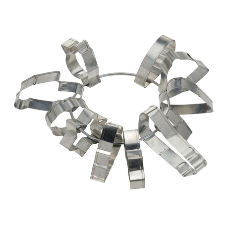 Ausstecher-Set am Ring, 11-tlg.