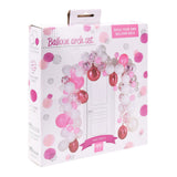 Bauen Sie Ihr eigenes Ballonbogen-Set rosa, 120-tlg.