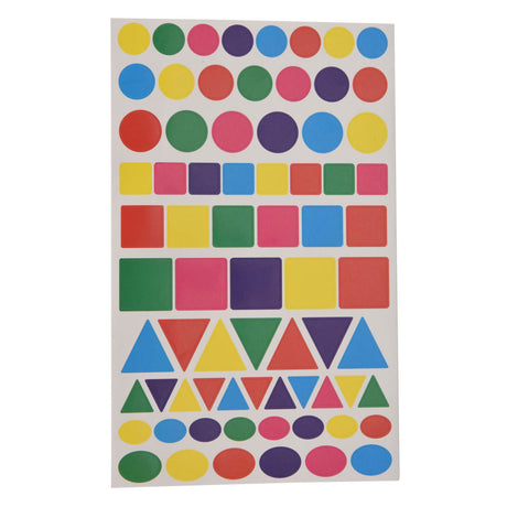 Aufkleber geometrische Formen, 288 Stück.