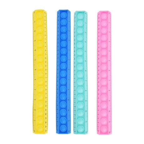 Pop it Lineal aus Silikon, 31 cm