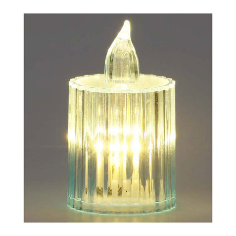 Kerze mit LED, 24 Stk.