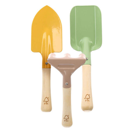 Kinder-Gartengeräte-Set, 3-teilig.