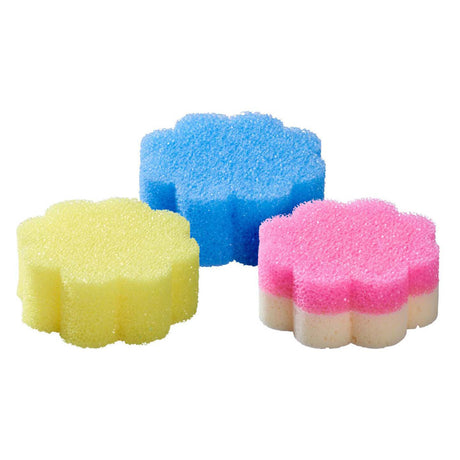 Scheuerschwamm PU-Set 3-teilig Ø 10cm | 12 Stück