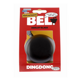 Bike Bell Ding-dong-Stahl 80 mm schwarz