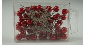 Pushpins rood 10mm 50stk
