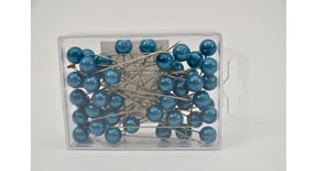 Pushpins turquoise 10mm 50stk