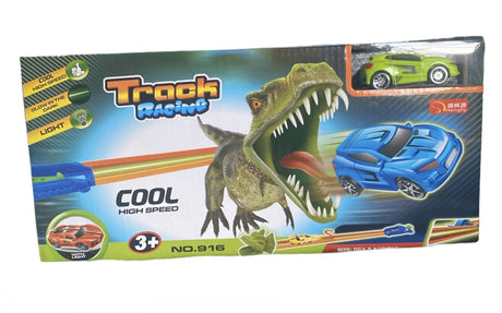 Jonotoys verfolgt Dino-Rennen