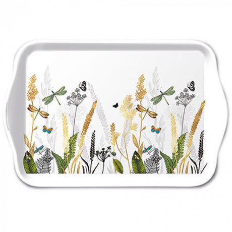 Ambiente Tablett Zierblumen 13x21cm