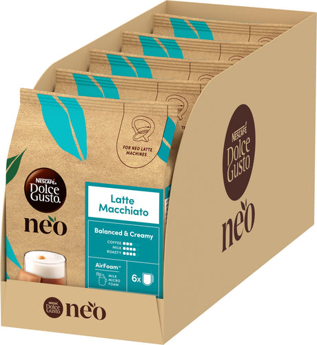 Nescafé Dolce Gusto Neo – Latte Macchiato – 60 Pads für 30 Tassen Kaffee