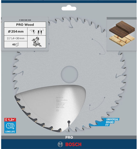 Bosch Pro Holzkreissägeblatt, 254 x 2 x 30 mm