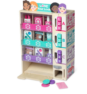 Melissa doug - houten beauty kiosk 24-delig