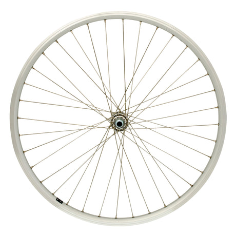 Cordo voorwiel 26 19-559 vaste as rvs spaken zilver