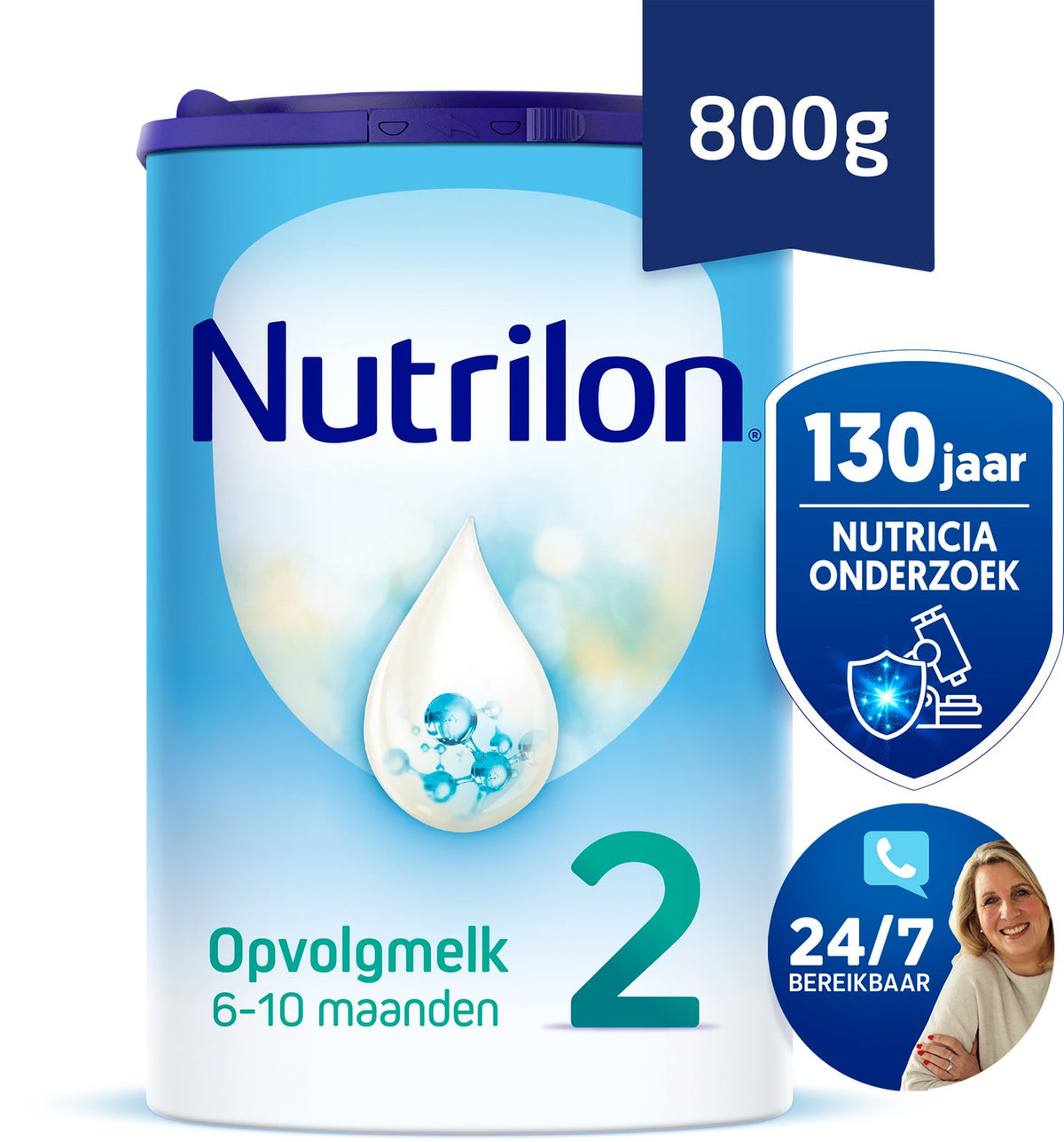Nutrilon 2 Folgemilch – Flaschenernährung ab 6 Monaten – 800g