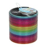 Trapveer in regenboogkleuren - 10cm