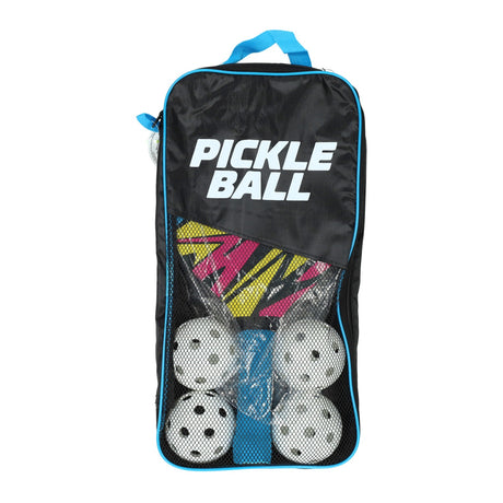 Pic set van 6 kleballen met 2 rackets
