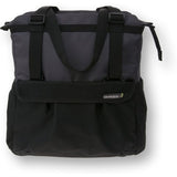 Basilikum Shopper XL - Sporty und trendige Fahrradbeutel für Lebensmittel und Strand, schwarzer Anthrazit, 20L