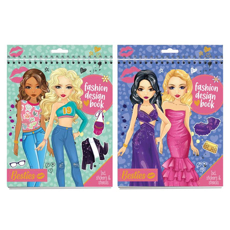 Besties Modedesigner-Skizzenbuch