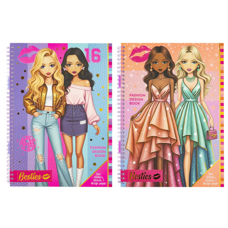 Creative Craft Group Besties Modedesignbuch A4 mit Zubehör