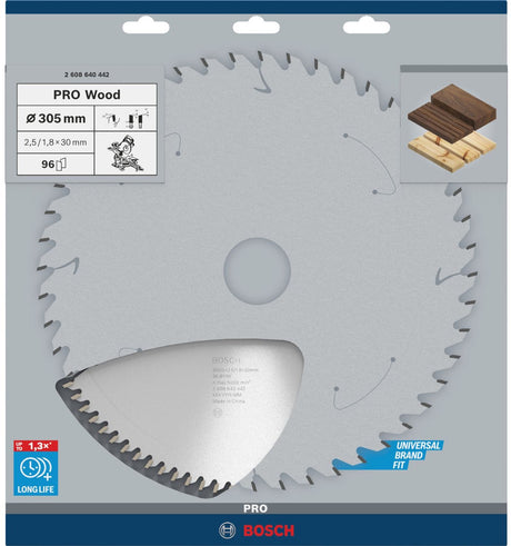 Bosch Pro Holzkreissägeblatt, 305 x 2,5 x 30 mm