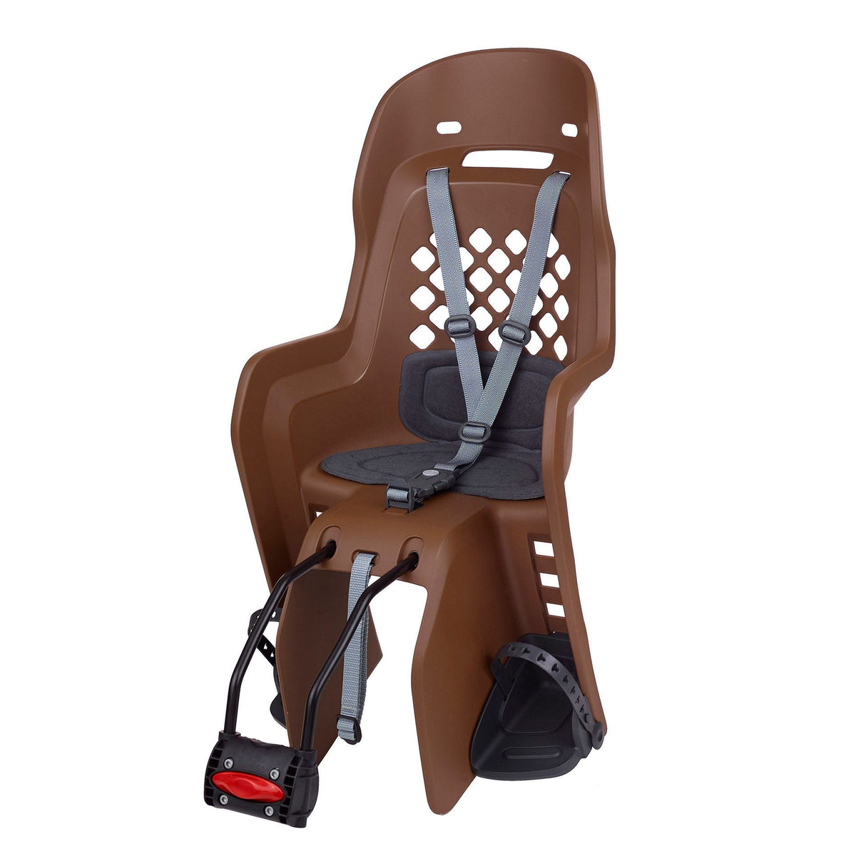 Polisport Rücksitz Joy Frame Bev. Braun dunkelgrau