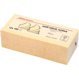Haftnotizen, Größe 38x50 mm, 12 Stück, 1 Box