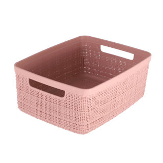 Curver Jute-Aufbewahrungskorb S 5l Rose Dawn | 3 Stück