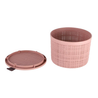 Curver Jute-Aufbewahrungskorb rund 2 l Rose Dawn | 2 Stk