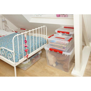Sunware Q-Line Box 26l transparent rot | 2 Stk