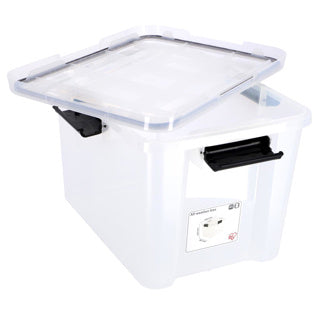 Iris luftdichte Box 20l transparent 40x30x25 cm | 2 Stk