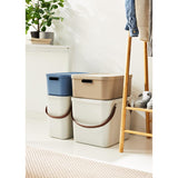 Rotho Deko-Aufbewahrungsbox Albula Light 20 l Mistelweiß