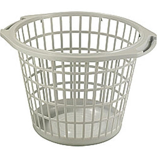 Sunware Basic Wäschekorb 48cm rund grau | 2 Stk