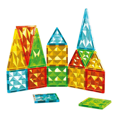 Geomag Magnetspielzeug, magnetische Fliesen, Edelsteine, 16 Baukasten.